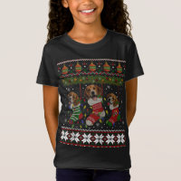 Beagle Ugly Christmas Beagle Dog Cute Socks Xmas