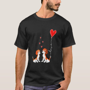 Beagle Valentines Day Couple Matching T-Shirt