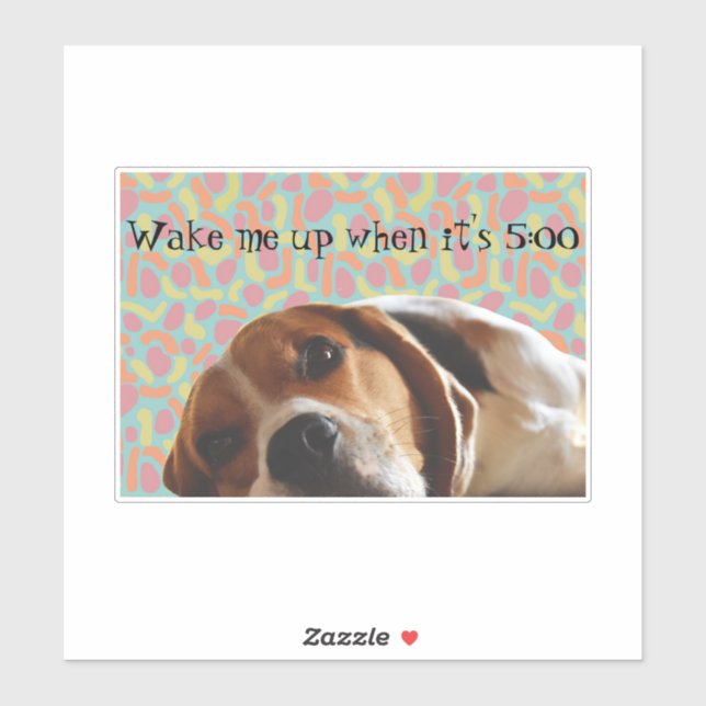Beagle Wake Me Up  (Sheet)