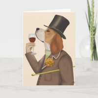 Beagle Wine Snob