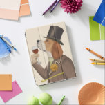 Beagle Wine Snob iPad Pro Cover<br><div class="desc">Beagle Wine Snob by Fabfunky. Features a well-dressed beagle enjoying wine. | 190947D</div>