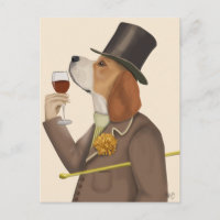 Beagle Wine Snob