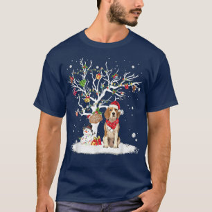 Beagle Winter Snow Tree Dog Christmas Winter T-Shirt