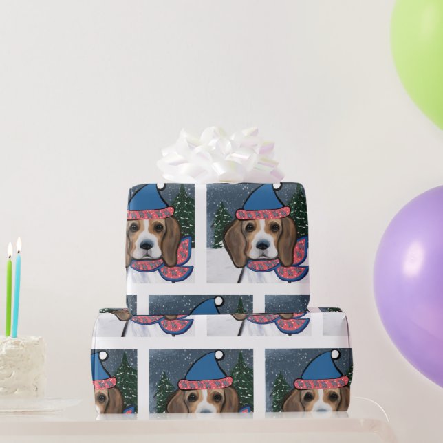 BEAGLE     WRAPPING PAPER (Party Gifts)