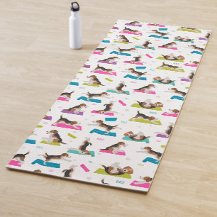 Beagle yoga mat