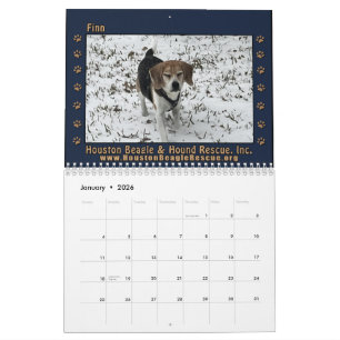 Beagles and Buddies 2026 Calendar