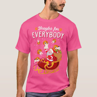 Beagles Christmas Beagles for Everybody T-Shirt