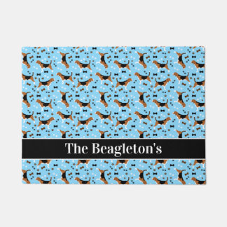 Beagles Cute Beagle Dog Personalised Doormat