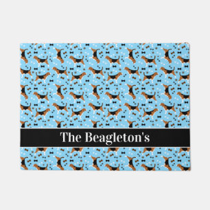 Beagles Cute Beagle Dog Personalized Doormat