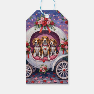 Beagles Dog Valentine's Day  Gift Tags