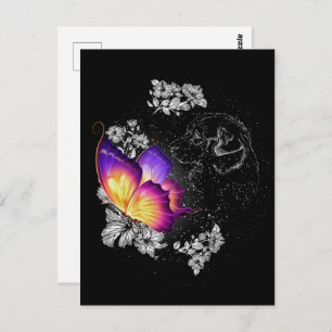 Beagles Dog With Butterfly Dog In Heaven Memorial Postcard