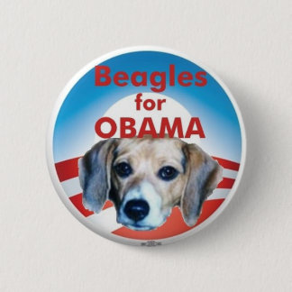 Beagles for Obama 6 Cm Round Badge