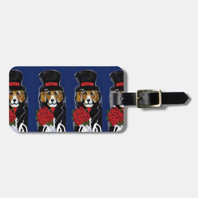 BEAGLES LUGGAGE TAG (Front Horizontal)
