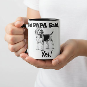 Beagles Mug/ typography Mug