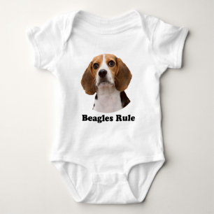 Beagles Rule Baby Bodysuit