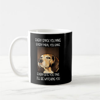 Beagles T I will be watching you Coffee Mug