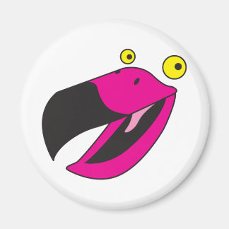 Beaker bird with funny face magnet