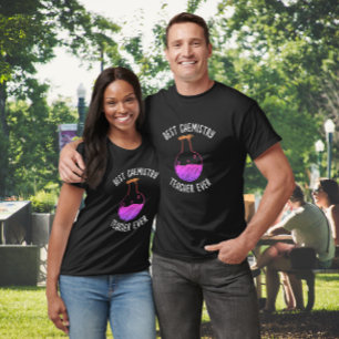 Beaker Hand Drawing Best Chemistry Teacher Black T-Shirt