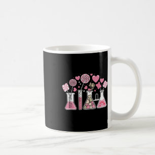 Beaker Test Tube Heart Laboratory Valentines Coffee Mug
