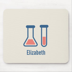 Beaker & Test Tube Science Themed Mouse Pad
