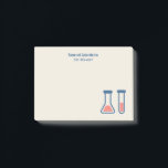 Beaker & Test Tube Science Themed Post-it Notes<br><div class="desc">Sticky notes with a cute drawing of a test tube and beaker. Perfect for science types.</div>