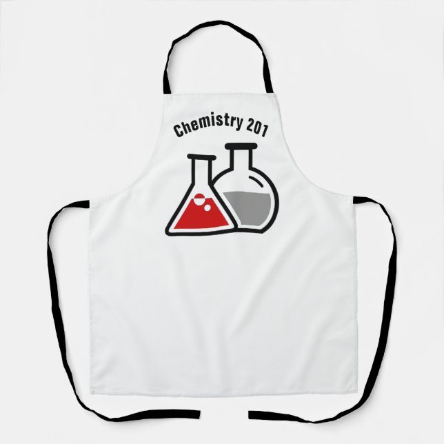Beakers Design Chemistry Science Apron (Front)