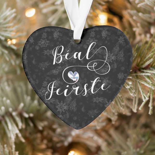 Béal Feirste Flag Heart, Belfast Ornament (Tree)
