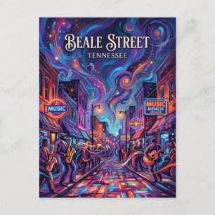 Beale Street Tennessee Postcard