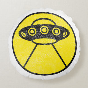 Beam Me Up! Round Cushion