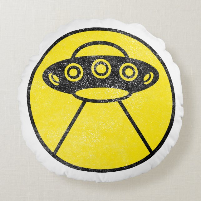 Beam Me Up!  Round Cushion (Front)