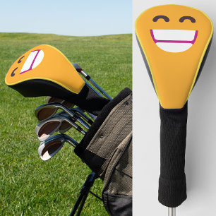 Beaming Face Smiling Eyes Cute Custom Colours Emoj Golf Head Cover