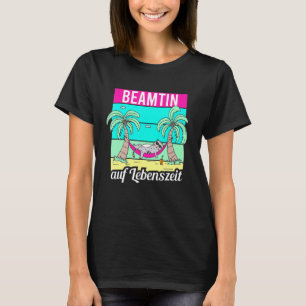Beamtin Auf Lebenszeit Cat Hammock Beamtin 4 Life T-Shirt