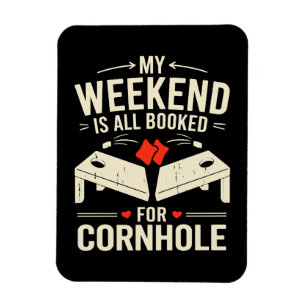  Bean Bag Toss Game Player Long Sleeve  Magnet