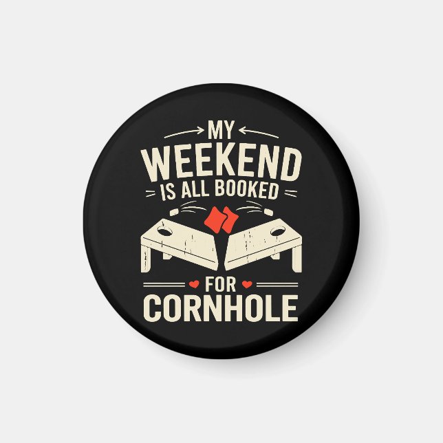  Bean Bag Toss Game Player Long Sleeve  Magnet (Front)