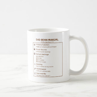 Bean calm cute coffee bean mug