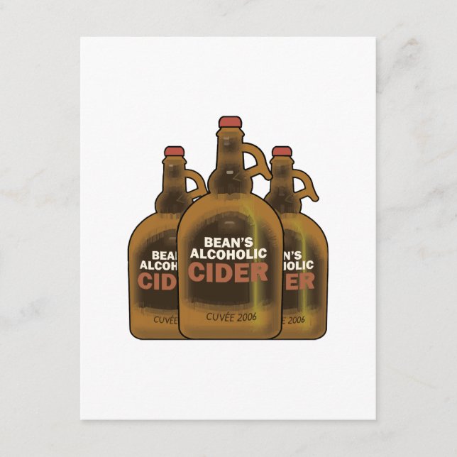 Bean Cider Enclosure Card (Front)