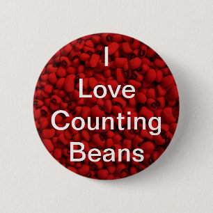 Bean Counter 6 Cm Round Badge