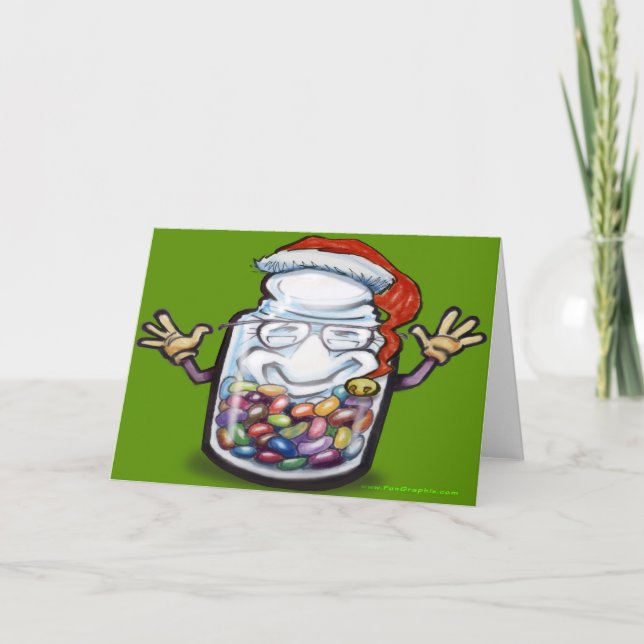 Bean Counters Christmas Holiday Card (Front)
