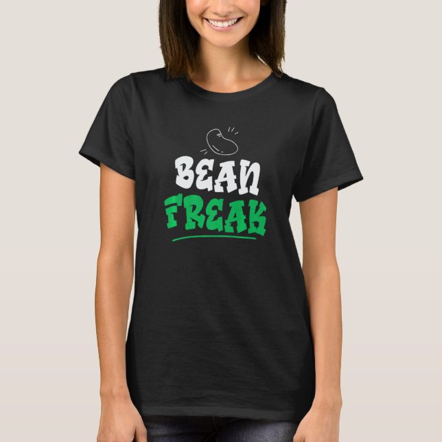 Bean Freak Veggie  Vegan T-Shirt (Front)