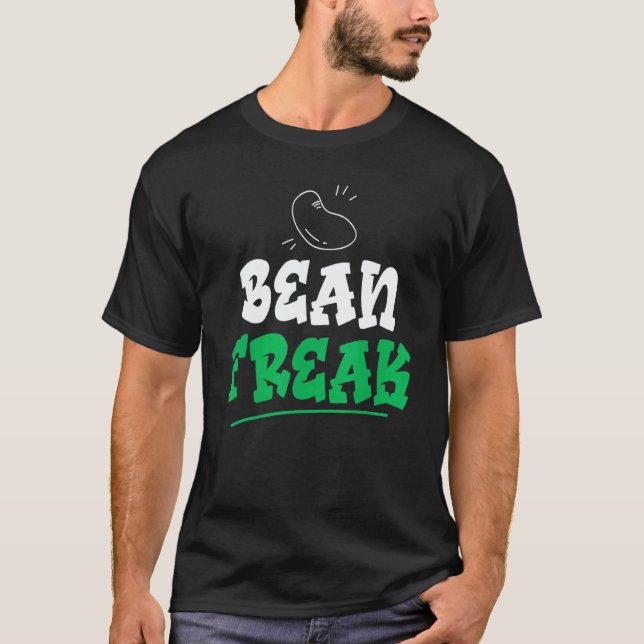 Bean Freak Veggie  Vegan T-Shirt (Front)