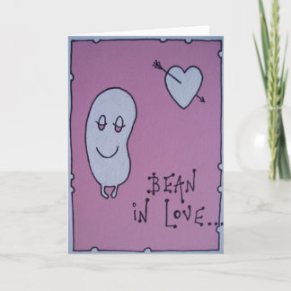 bean in love card