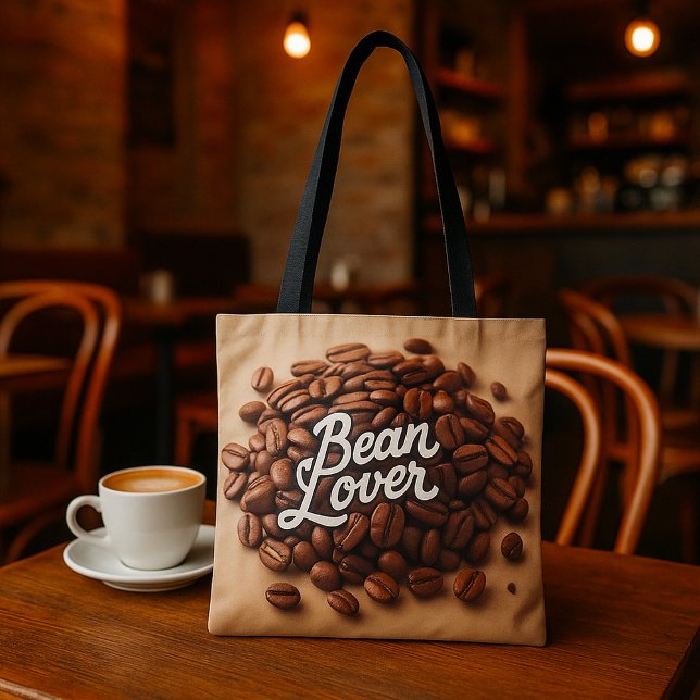 Bean Lover Coffee Beans Aesthetic Tote Bag (Creator Uploaded)
