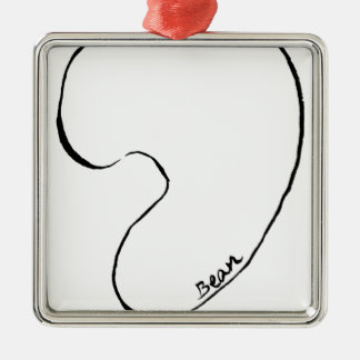 Bean Metal Tree Decoration