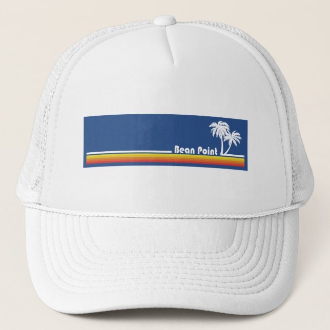 Bean Point Beach Florida Trucker Hat (Front)