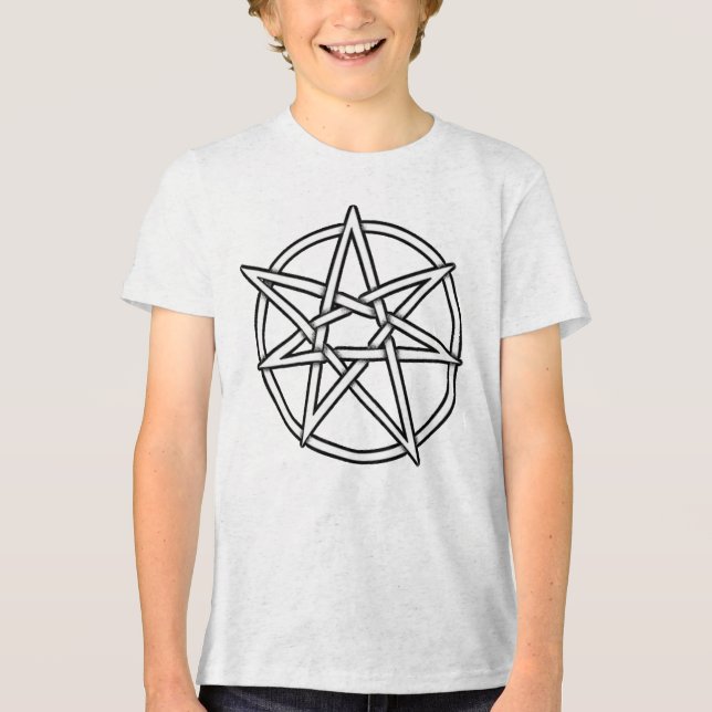 BEAN! Wizard Star Boy's    Tri-Blend Shirt (Front)
