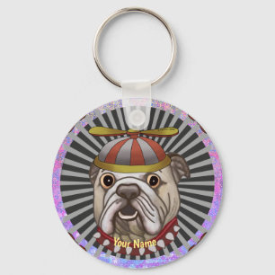 Beanie BullDog keychain