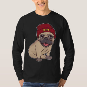 Beanie Pug Classic T-Shirt 459