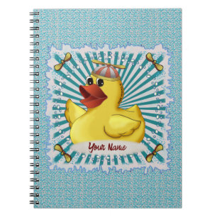 Beanie Rubber Duck  Notebook