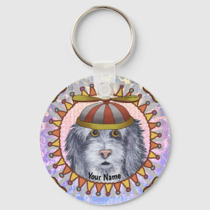 Beanie Sheep Dog keychain