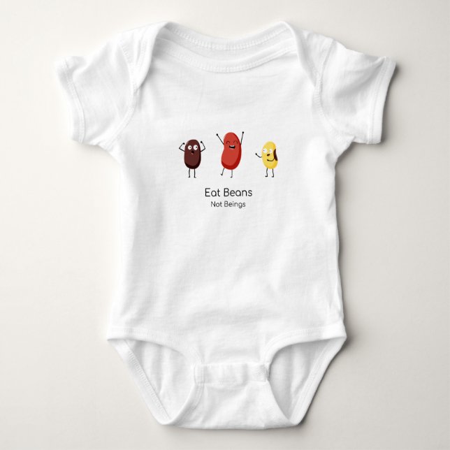 Beans Not Beings Baby Bodysuit (Front)